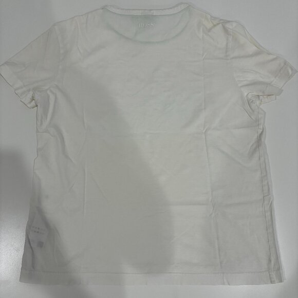 Hugo Boss Men's White Logo T-Shirt | Size Small - Picture 2 of 2